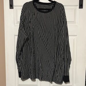 Original Use Black and White Striped Tunic